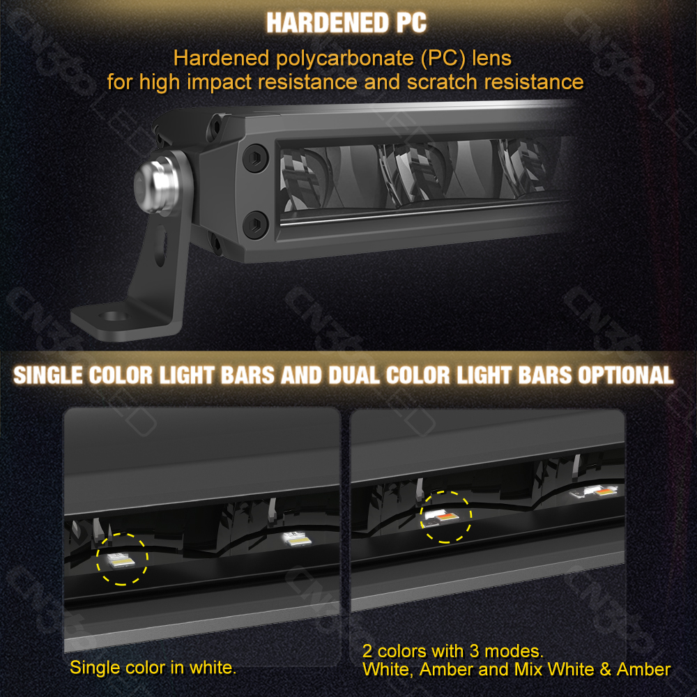 CN360 Single Row LED Light Bar - Reflector 5 In 1 บทวิจารณ์และราคา