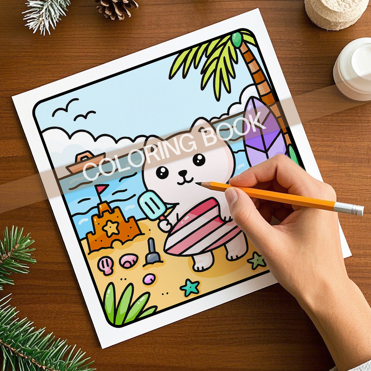 Anti Anxiety Cute Cat Coloring - Photography Of Book บทวิจารณ์และราคา