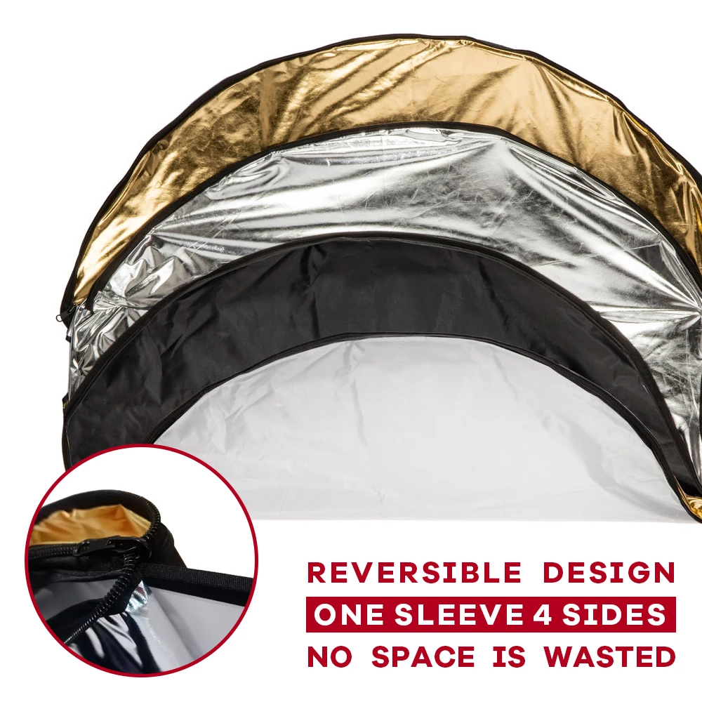 60/80/110cm 5-in-1 Collapsible - Reflector 5 In 1 บทวิจารณ์และราคา