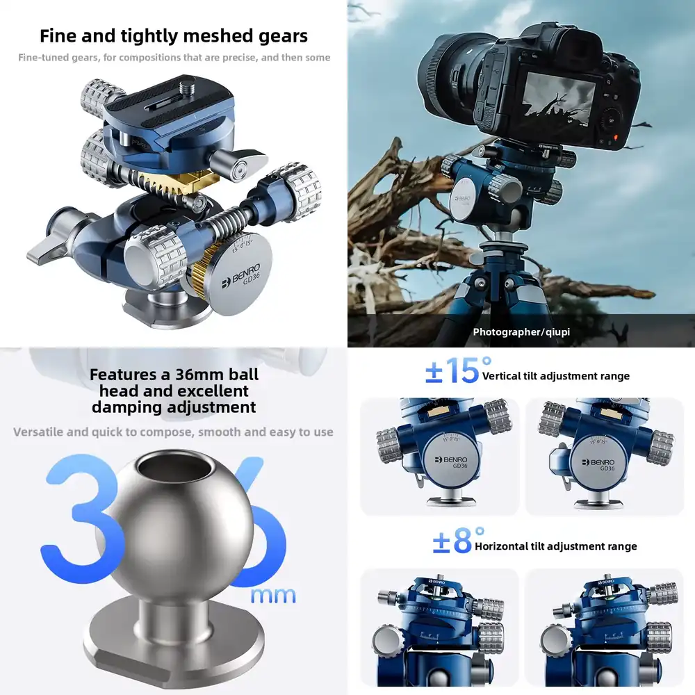 BENRO GD36PT Aluminum 3-Way Ge - Photography Gear บทวิจารณ์และราคา