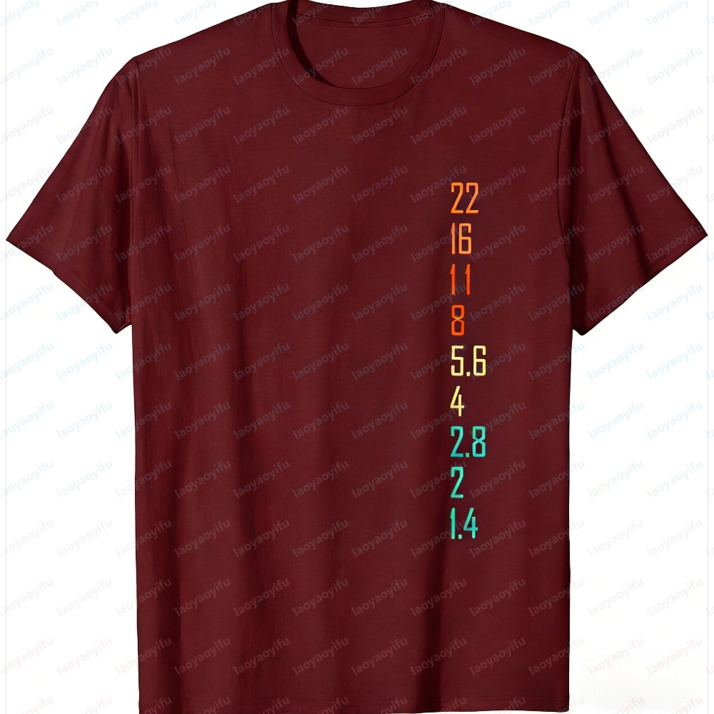 Ashion Men T-Shirt Summer Shor - Photography Graphic Design บทวิจารณ์และราคา