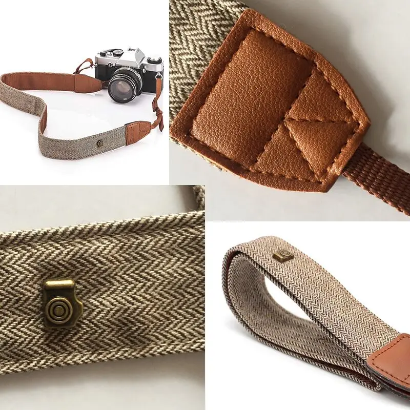 Portable Camera Strap Adjustab - Camera Strap Leather บทวิจารณ์และราคา